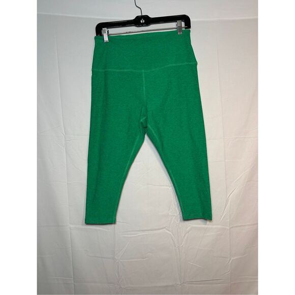 Beyond yoga green workout capris size 1x - Picture 1 of 3